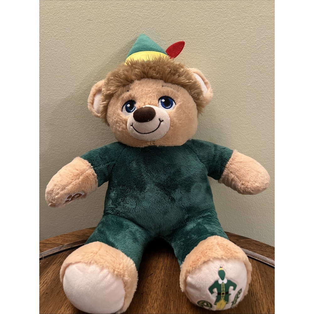 Build A Bear Buddy The Elf BAB Stuffed Plush Bear 2016